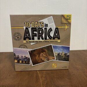 10 Days in Africa Board Game 2004 Out of the Box Publishing NEW SEALED